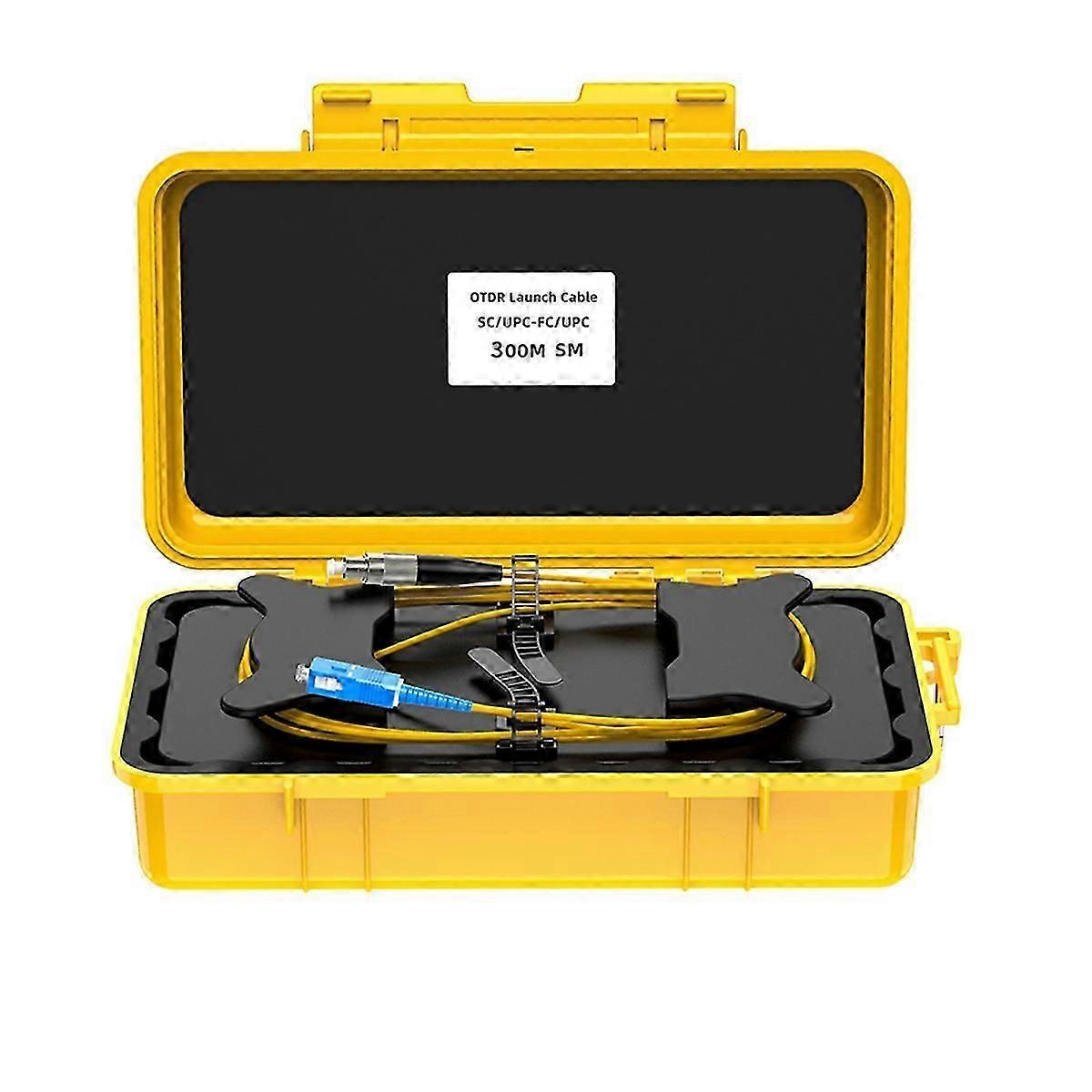 Fiber Optic OTDR Launch Cable Box Dead Spot Eliminator 300M Fiber Optic Ring OTDR Transmitting Cabl