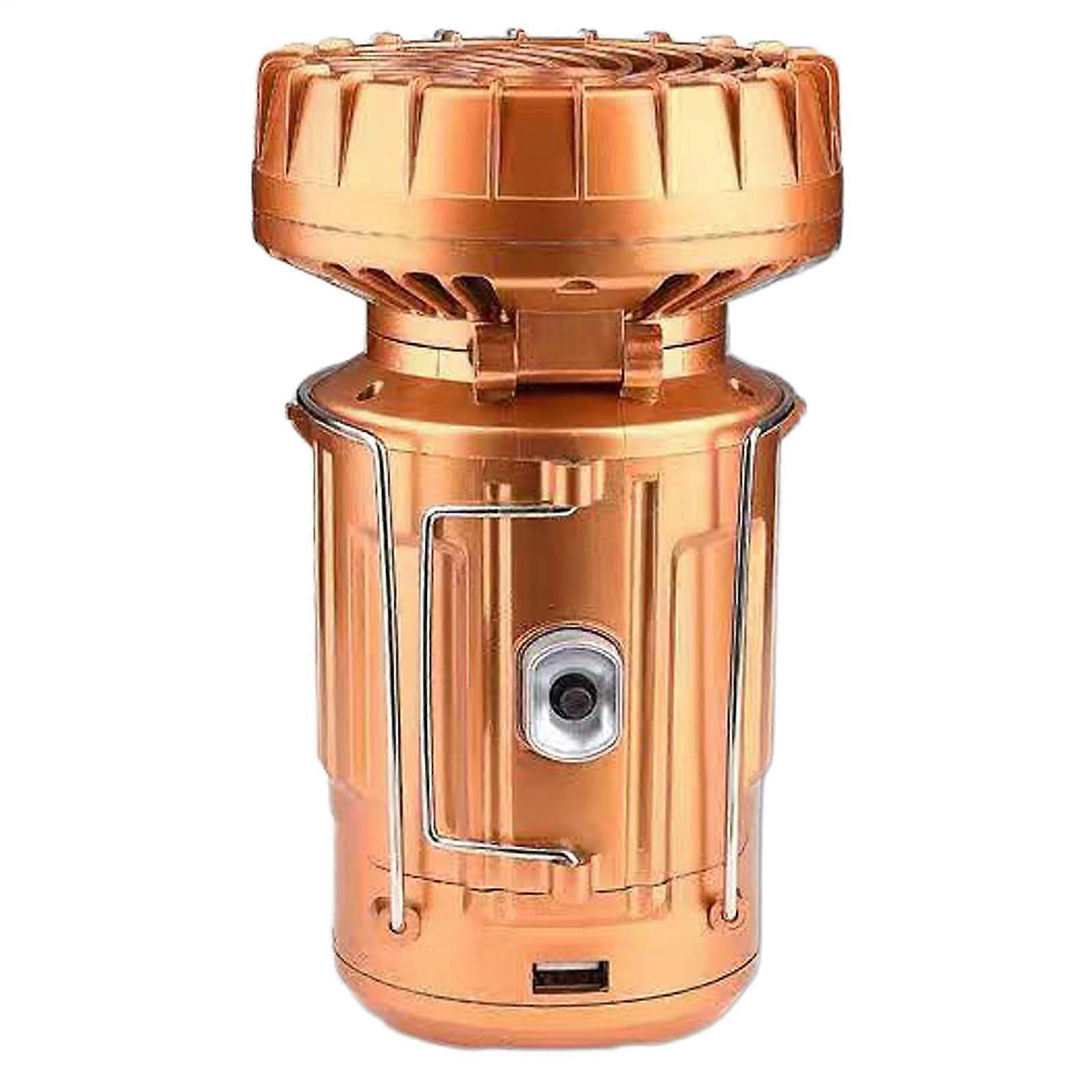RETACTIVE SOLAR ARREPREMENTATION SOLAR Camping Lantern With Fan, Foldable Solar Camping Lantern, EnergySaving