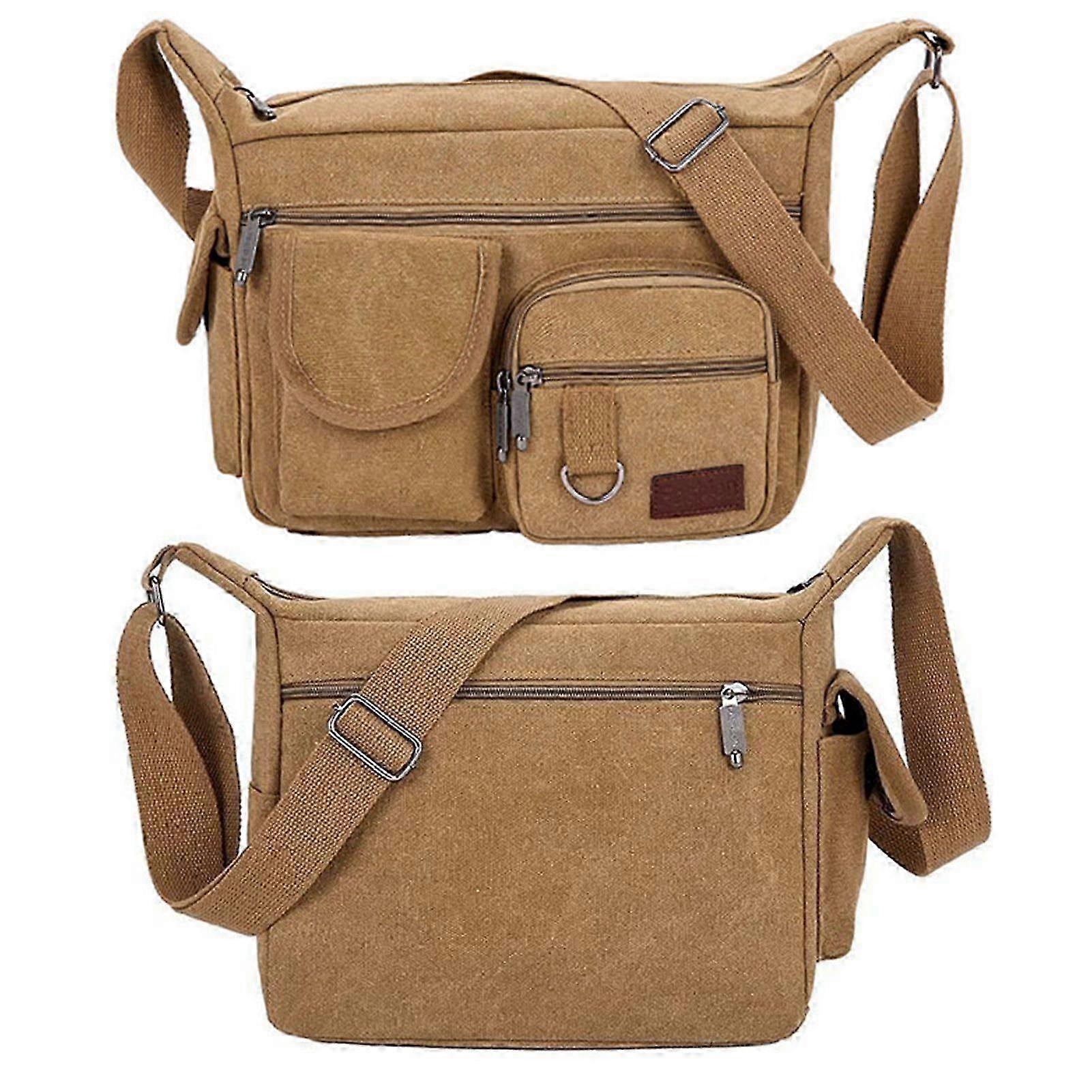25-26 Tool Bag Canvas Large Capacity Multi Pockets Portable Hardware Tool Bag for Electrician Maintenance Worker Edition