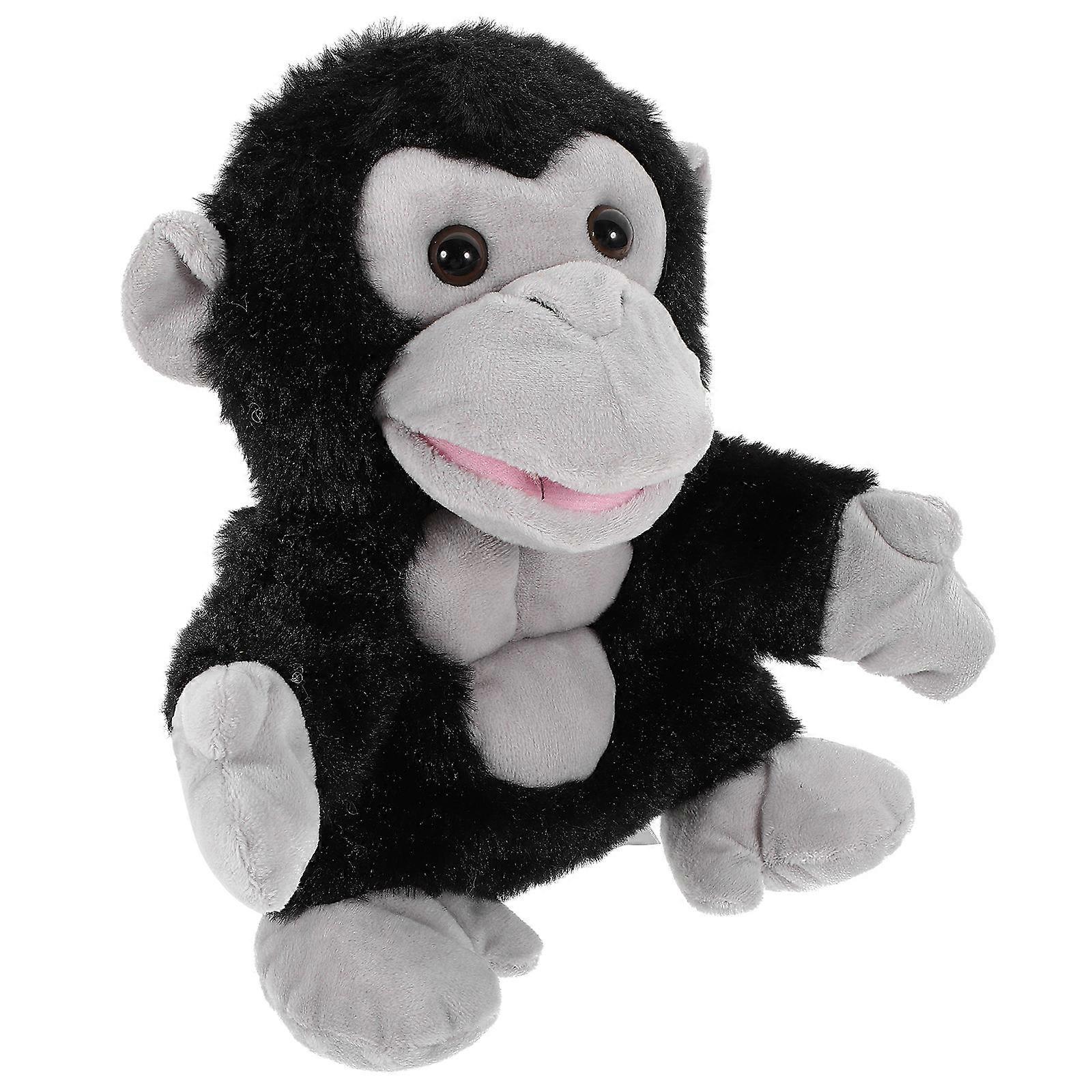 Animal Gorilla Hand Puppet Toy for Kids 3Pcs Plush Stuffed Puppet Set