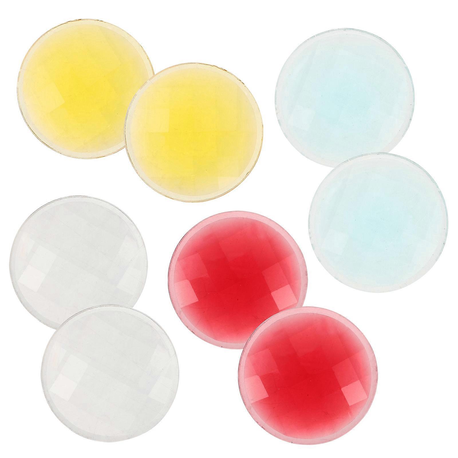 Kaleidoscope Repairing Lens 8Pcs Prism Lens Set for Artists in Assorted Color Ideal for DIY Projects and Photography with Vibrant Visual Effects