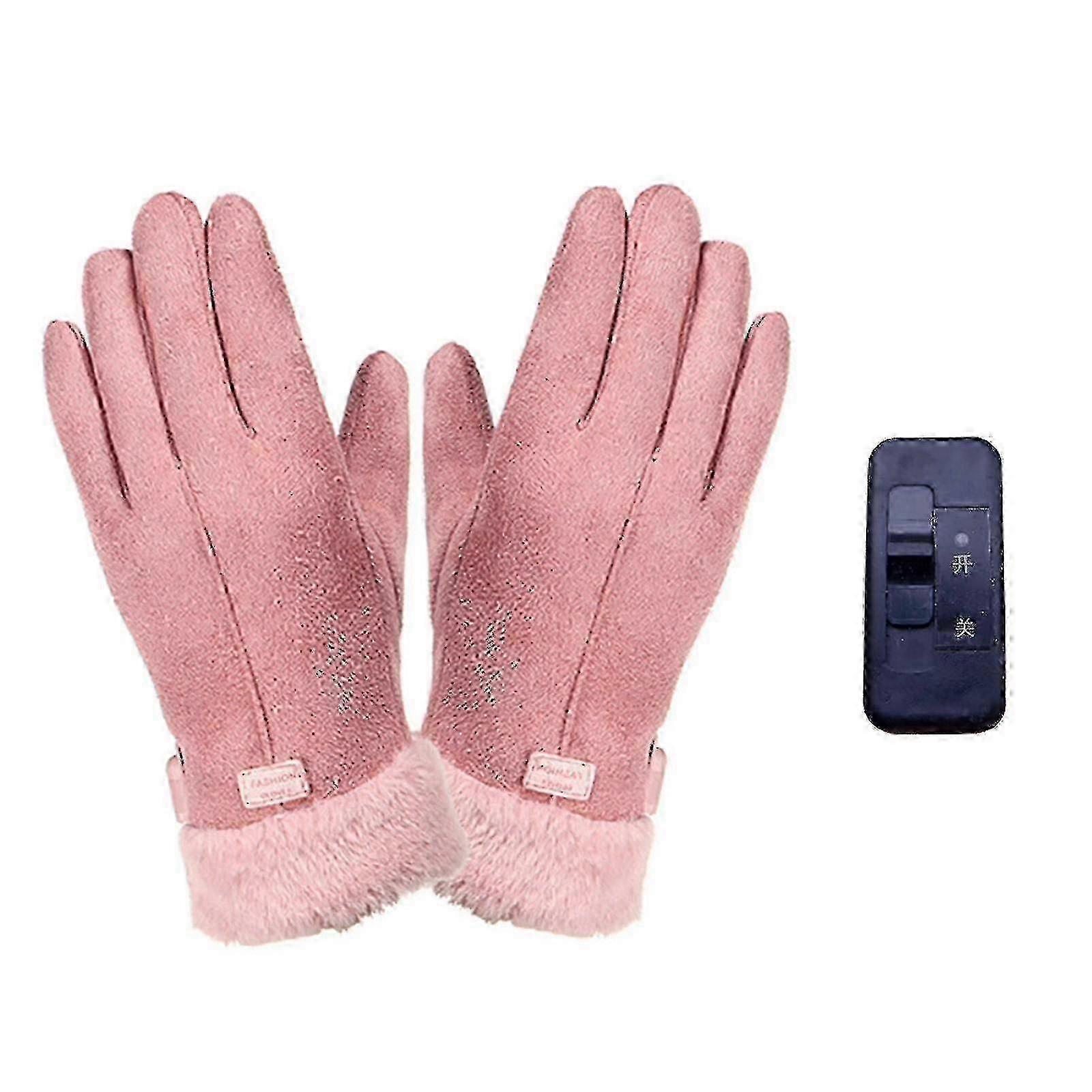 Oppvarmede hansker USB-oppladbare batterivarmehansker for kvinner Damevarmehansker