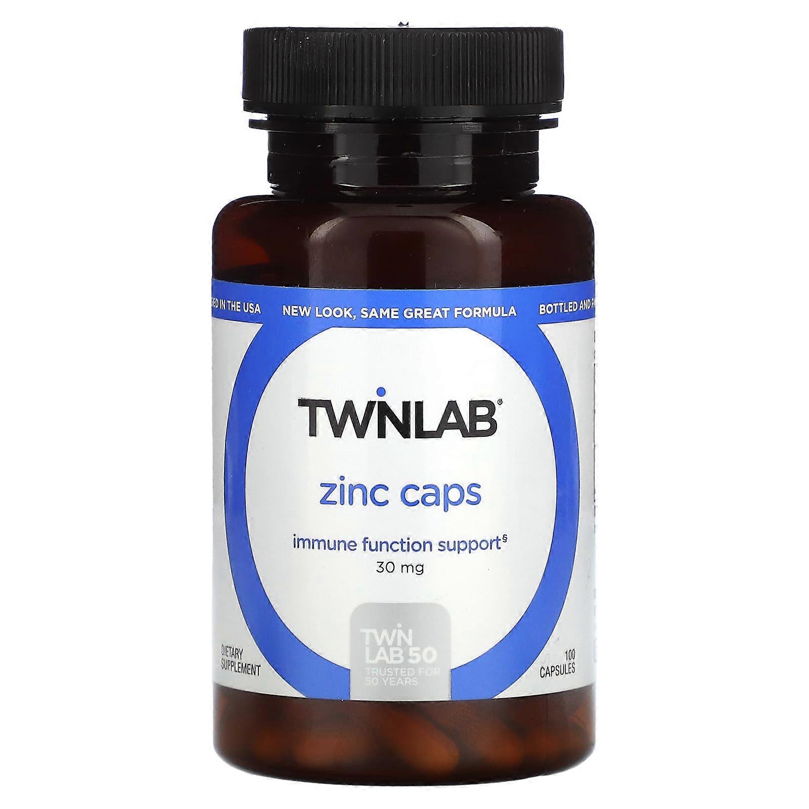 Zinc Caps, 30 mg, 100 Capsules
