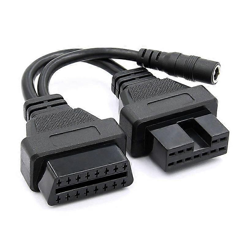 OBD Diagnostic for 12Pin to OBD2 16Pin Connector Adapter