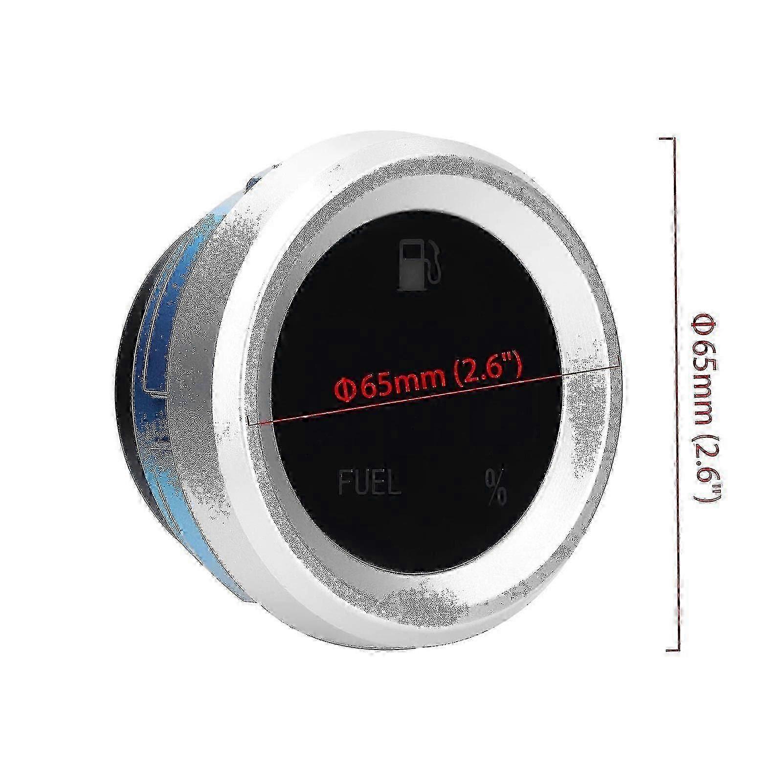 Digital Fuel Level Gauge with Flashing Alarm for Auto Motorcycle Car