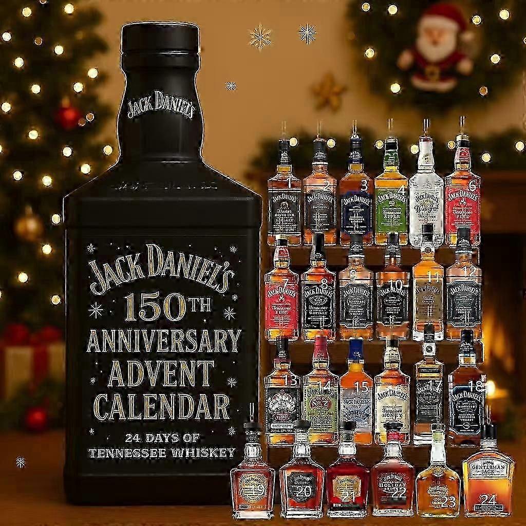 κατάλληλο για το Ημερολόγιο Whisky Advent του 2025 - 24 ημέρες γευσιγνωσίας ουίσκι υψηλής ποιότητας, αντίστροφη μέτρηση για
