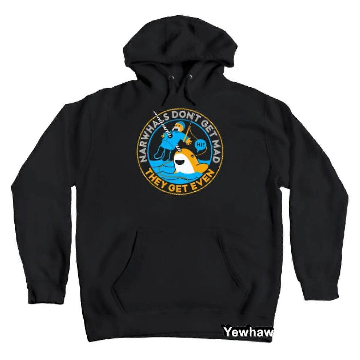 Narwhals Dont Get Mad Hoodie