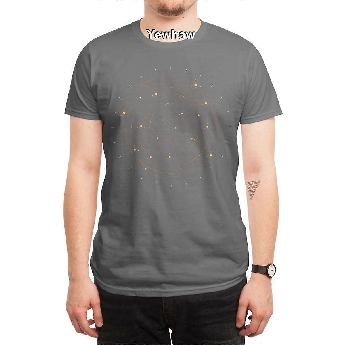 Everything in its orbit T-Shirt atomic cosmic geometric circles gold radiant