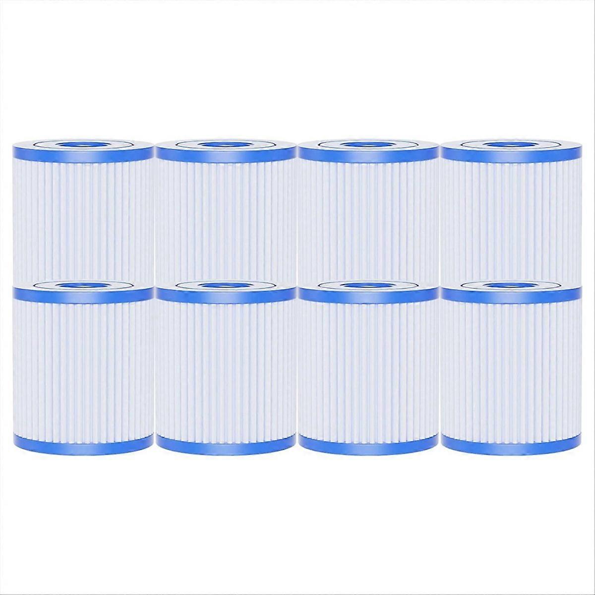 8er Pack Poolfilter H für 29007E Typ H Poolfilter 