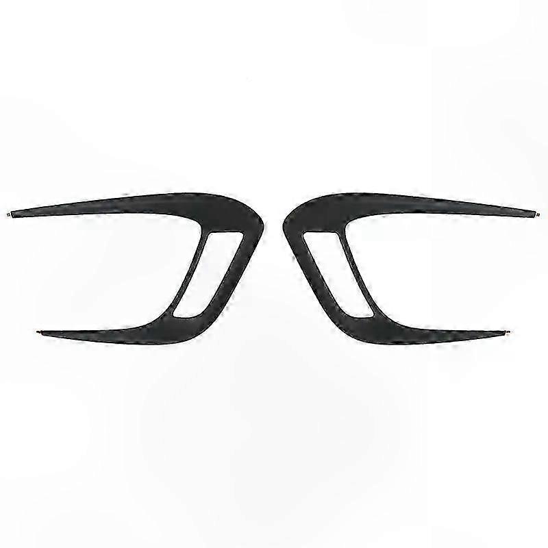 Front Fog Light Cover Grill Frame for 2016-2020 Vehicles - ABS Decorative Trim Sticker, Daytime Running Lamp Accessory