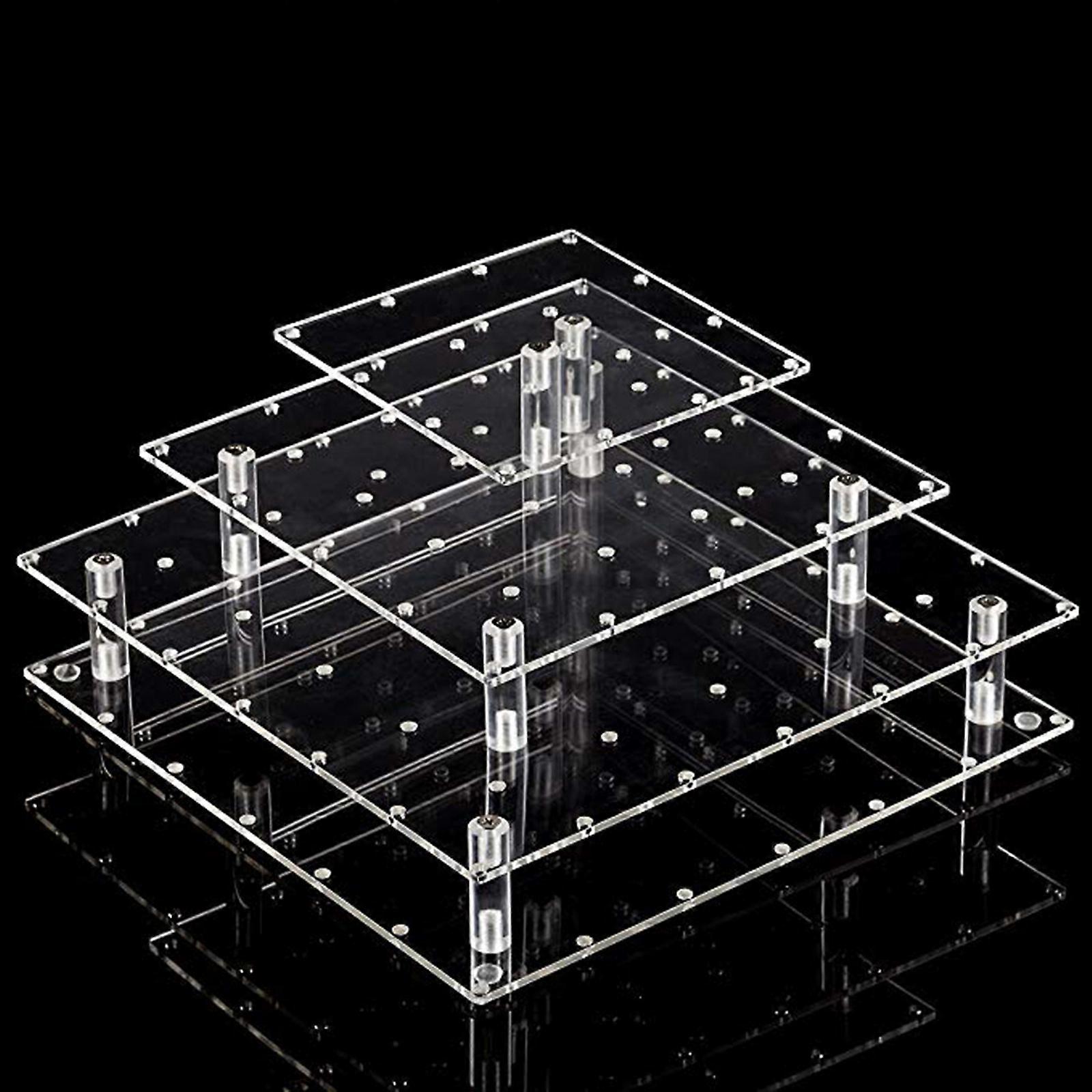 Space Saving 4 Tiers Acrylic Lollipop Holder 56 Hole Display Stand for Sweets and Treats Practical Candy Organizer Multicolor