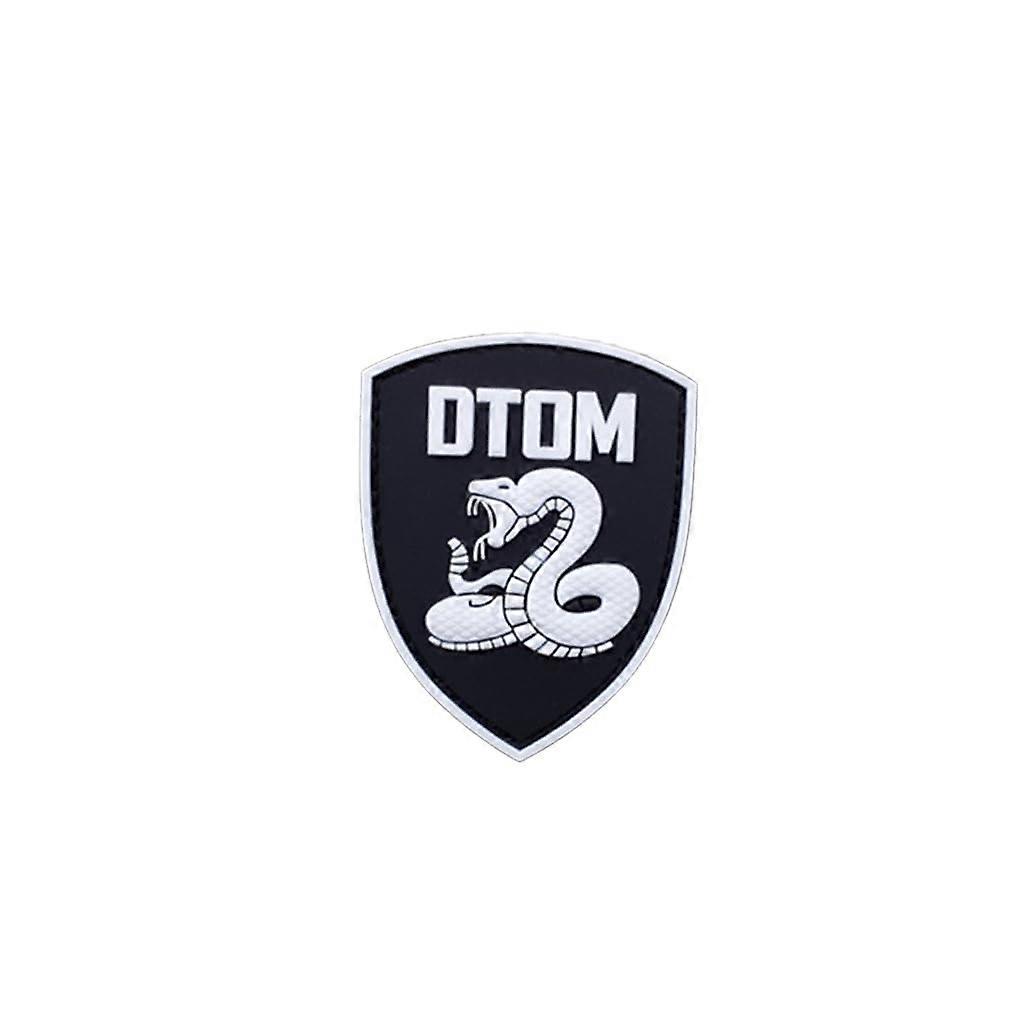 PVC Glow in Dark Hook Illuminated Embroidery Patch For Bags Type 4 Elastic Armband Emblem  Combat Badge