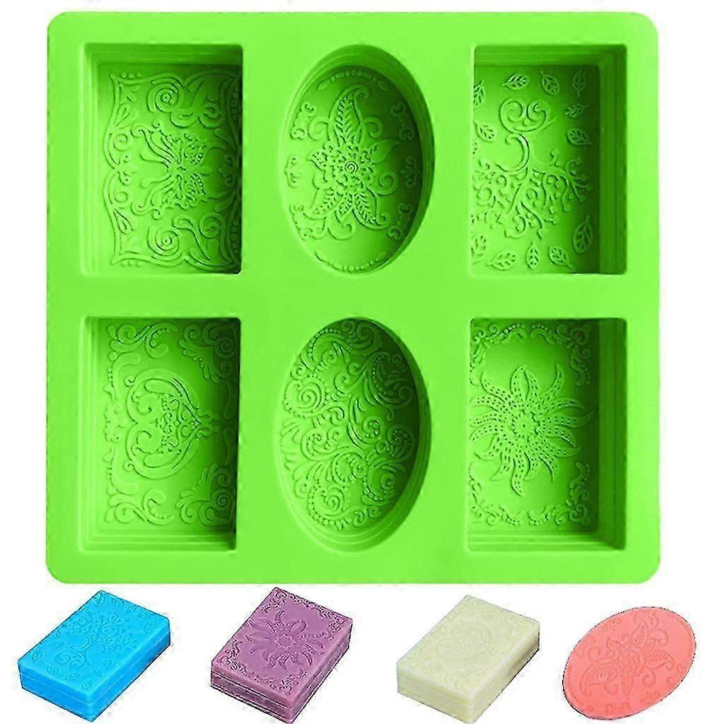 Silicone Soap Mold Muffin Cupcake Mold(mint Green)