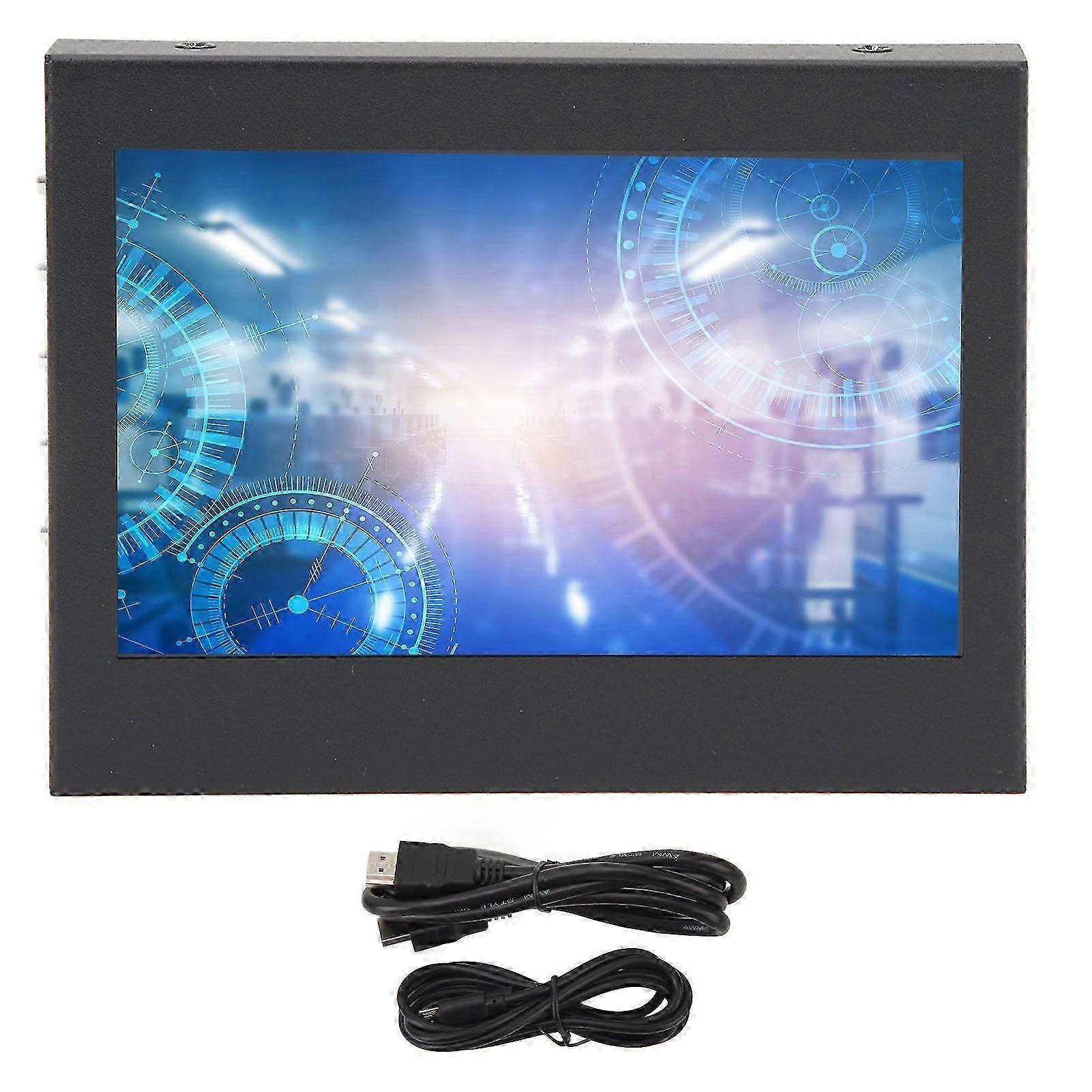 Portable Display Monitor with HD Multimedia Interface VGA Inputs Plug and Play 800x480 5in TN Monitor for Gaming Computers Laptops