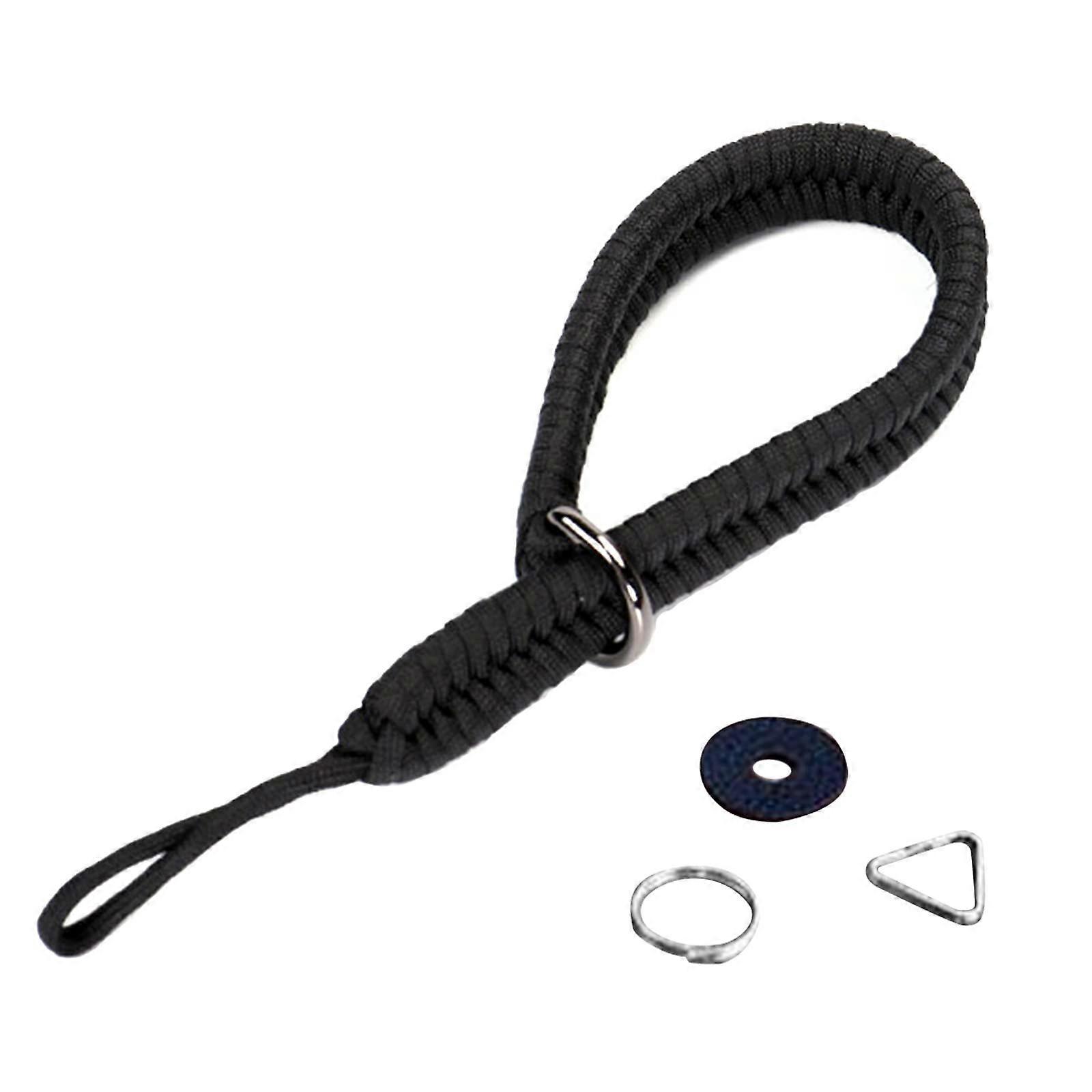 Soft Comfortable Hand Grip For Cameras With Quick Release Black Wrist Strap Lanyard