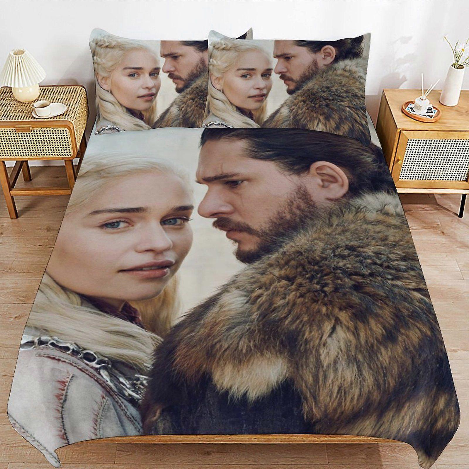 u242 Game of Thrones Machine Wash Easy Care Soft Smooth Surface Sleep Ready Duvet Cover Sets for Home Decoration n242