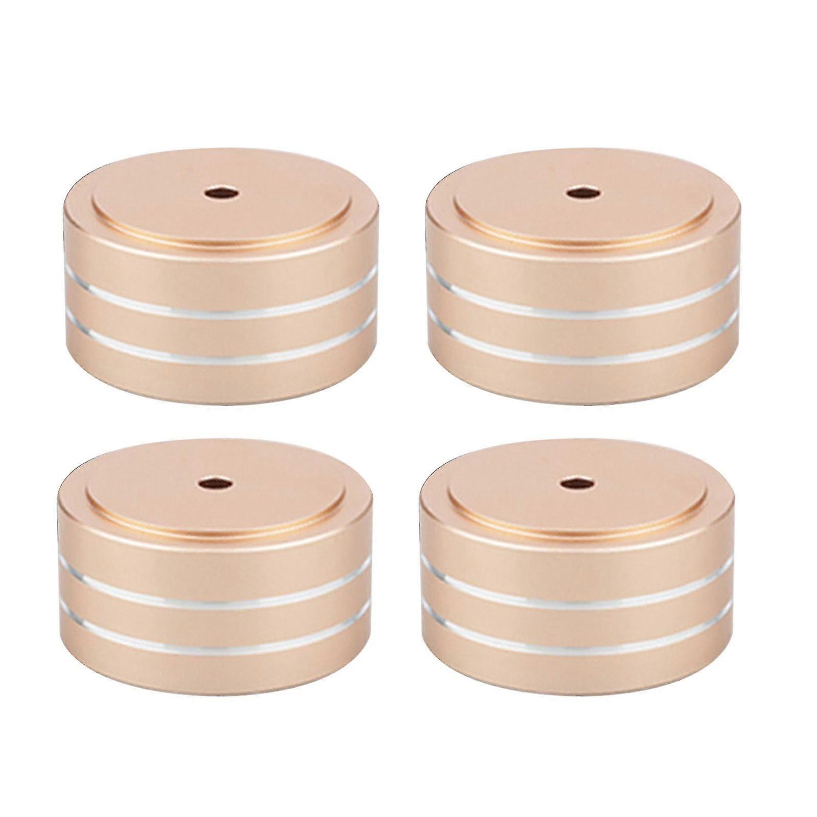 4x aluminium HiFi speaker feet/pad amplifier isolation stand feet spikes js