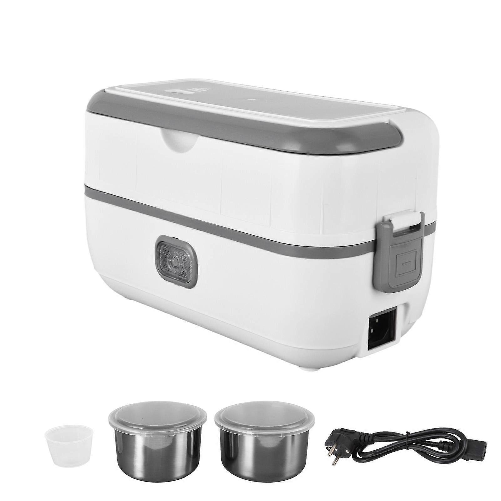 Electric Lunch Box Insulation Quadrate Self Heating Detachable Container Waterproof Interface