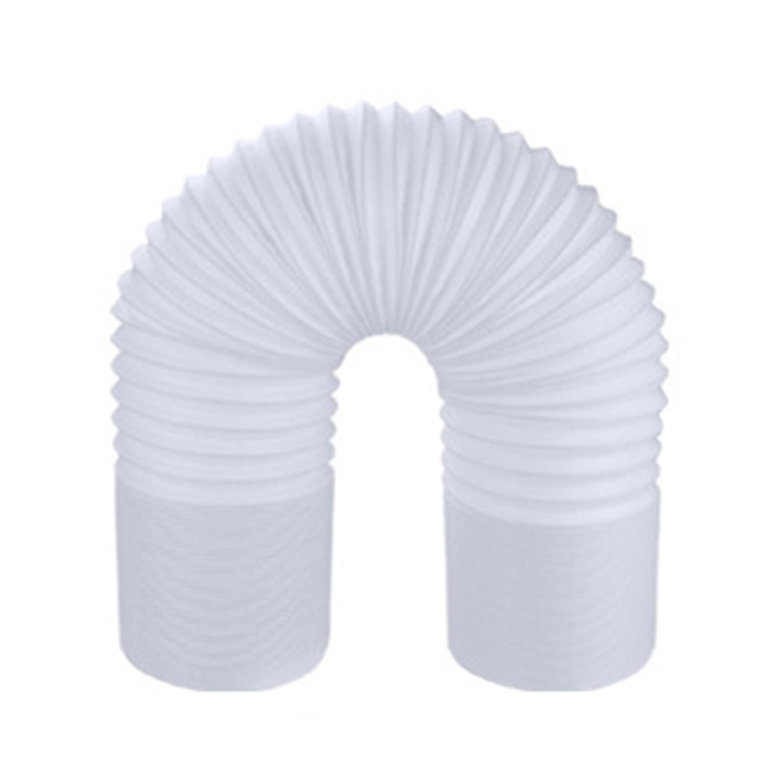 Rotating Mobile Cooling Unit Hose Thread Direction Adjustable Space Saving Exhaust Pipe Accessory Plastic Texture  3M length