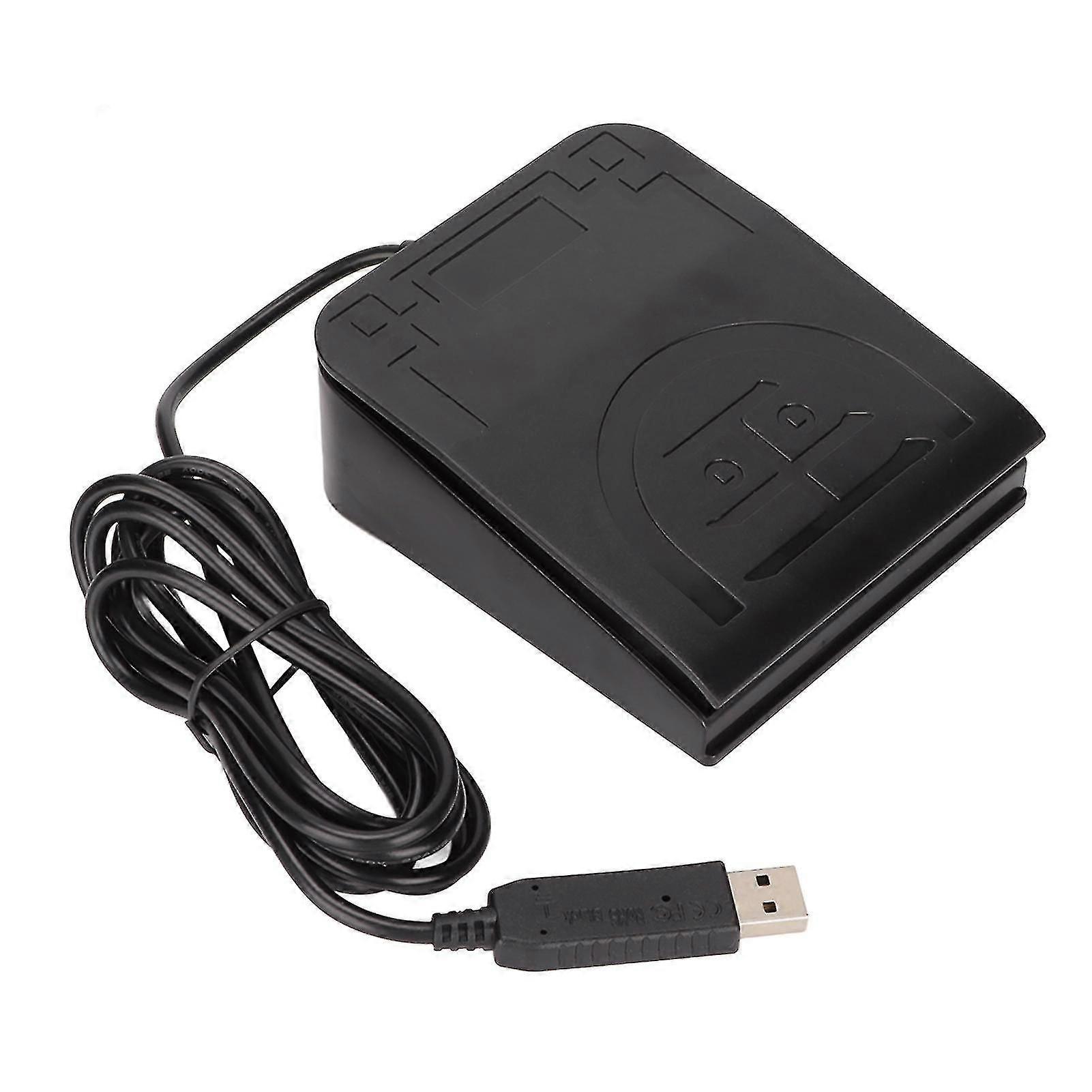 USB Foot Switch Pedal MIDI Controller Ergonomic Design Single Foot Switch Pedal for Instrument Photobooth Zooming