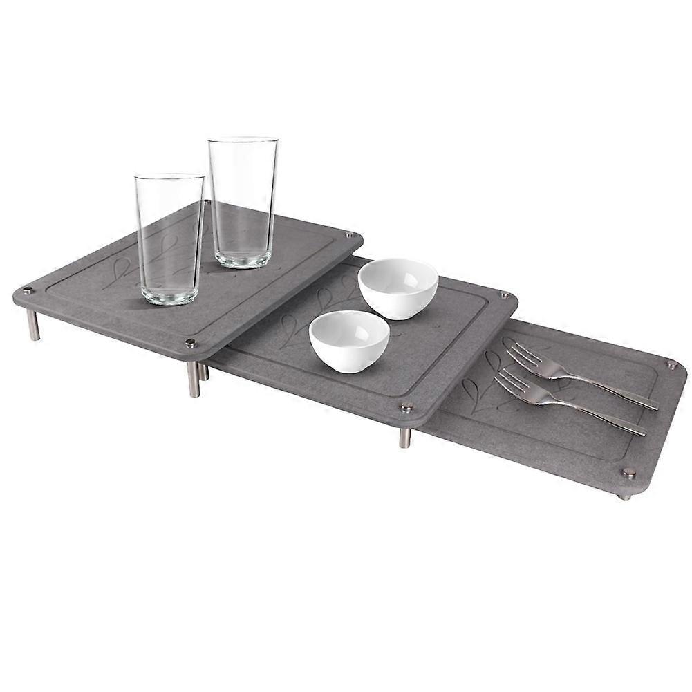 3Pcs Nesting Stone Drying Mat for Kitchen Counter