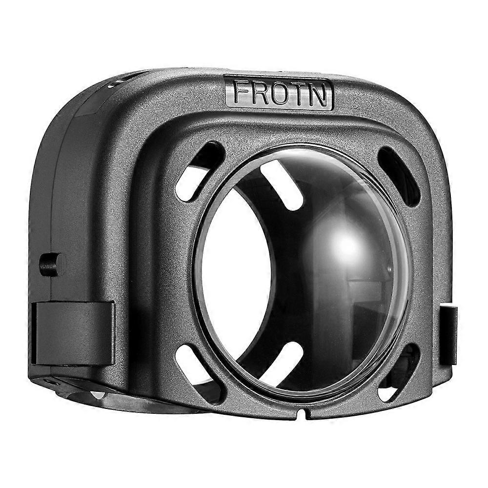 086 Compatible For Insta360 X4 Action Camera Lens Protector ABS + Tempered Glass Snap-on Lens Guard