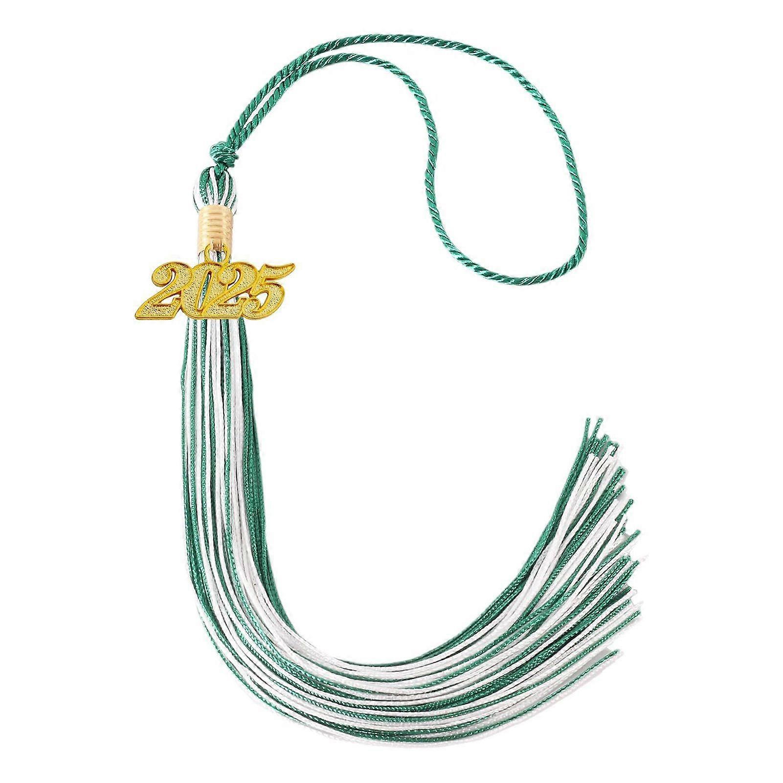Jikaix 2025 Graduation Tassel 9-Inch Tassel with 2025 Year Charm Standard Tassel Class of 2025 Keepsake for Graduation Ceremonies Photos