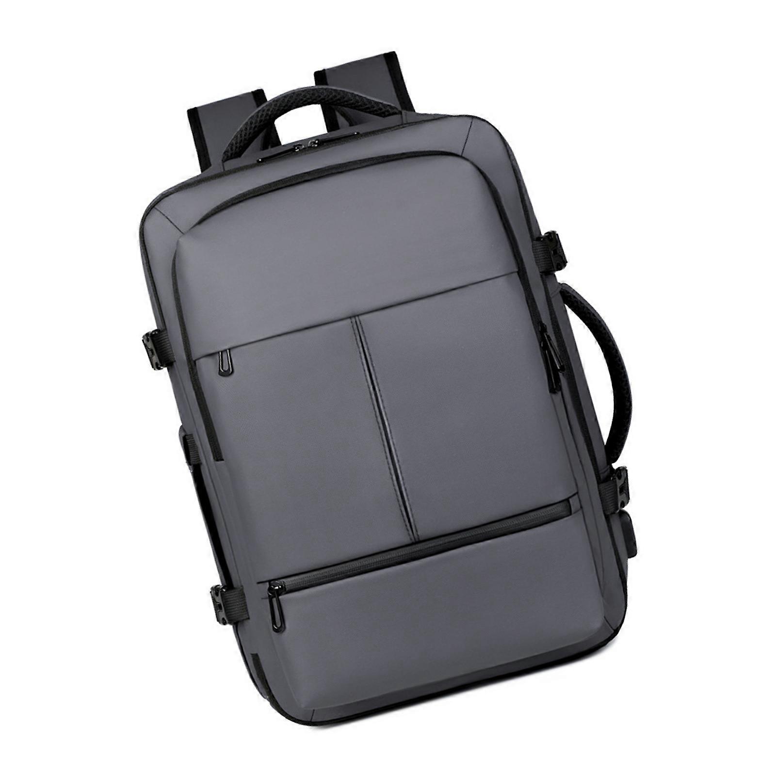 Modern Business Backpacks for Men Travel Daypack Wear Resistant and Security Features Offering Comfort and Styles  Gray