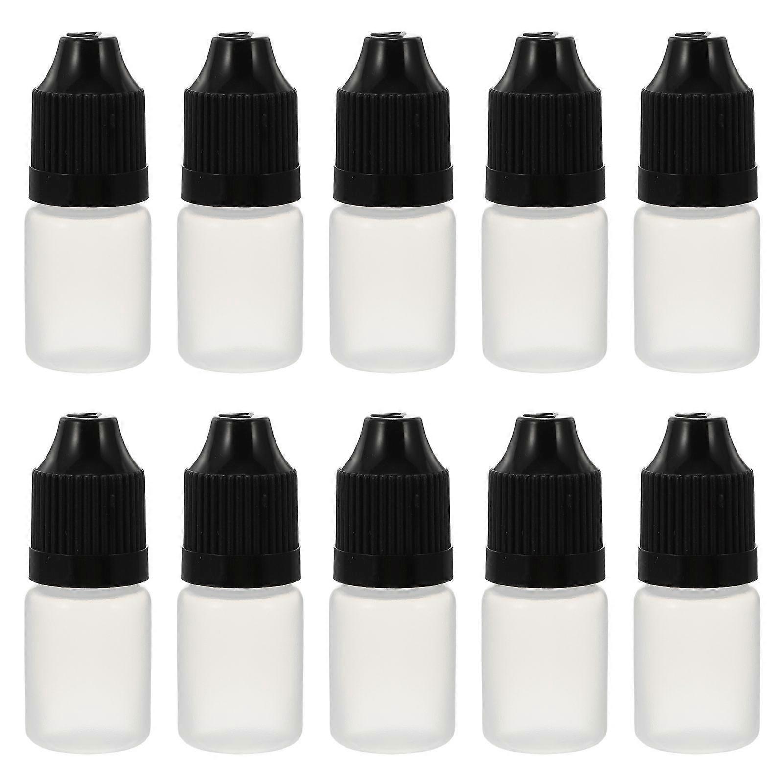 20pcs 5ml Eye Liquid Empty Dropper Bottles Plastic Squeezable Dropper Bottles