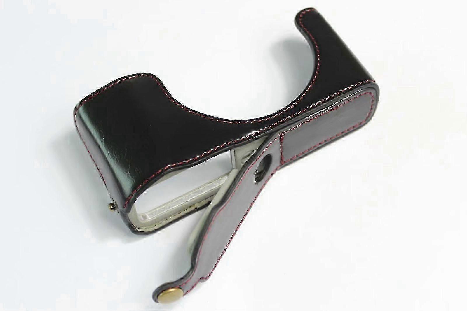 Genuine Real Leather Half Camera Case Grip For Panasonic Lx100/lx100 Mark Ii