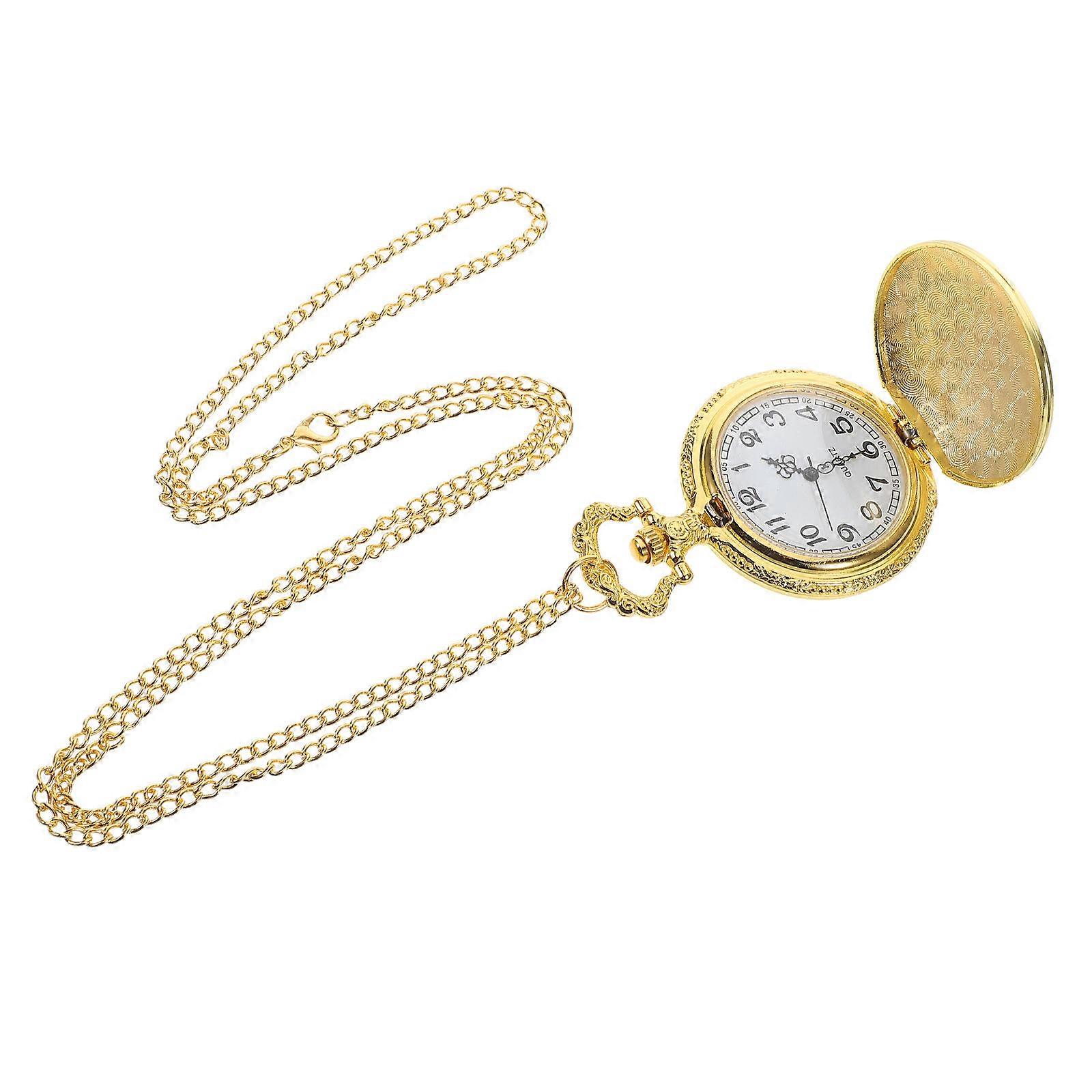 Zodiac Pattern Pocket Watch for Graduation Gift with Chain