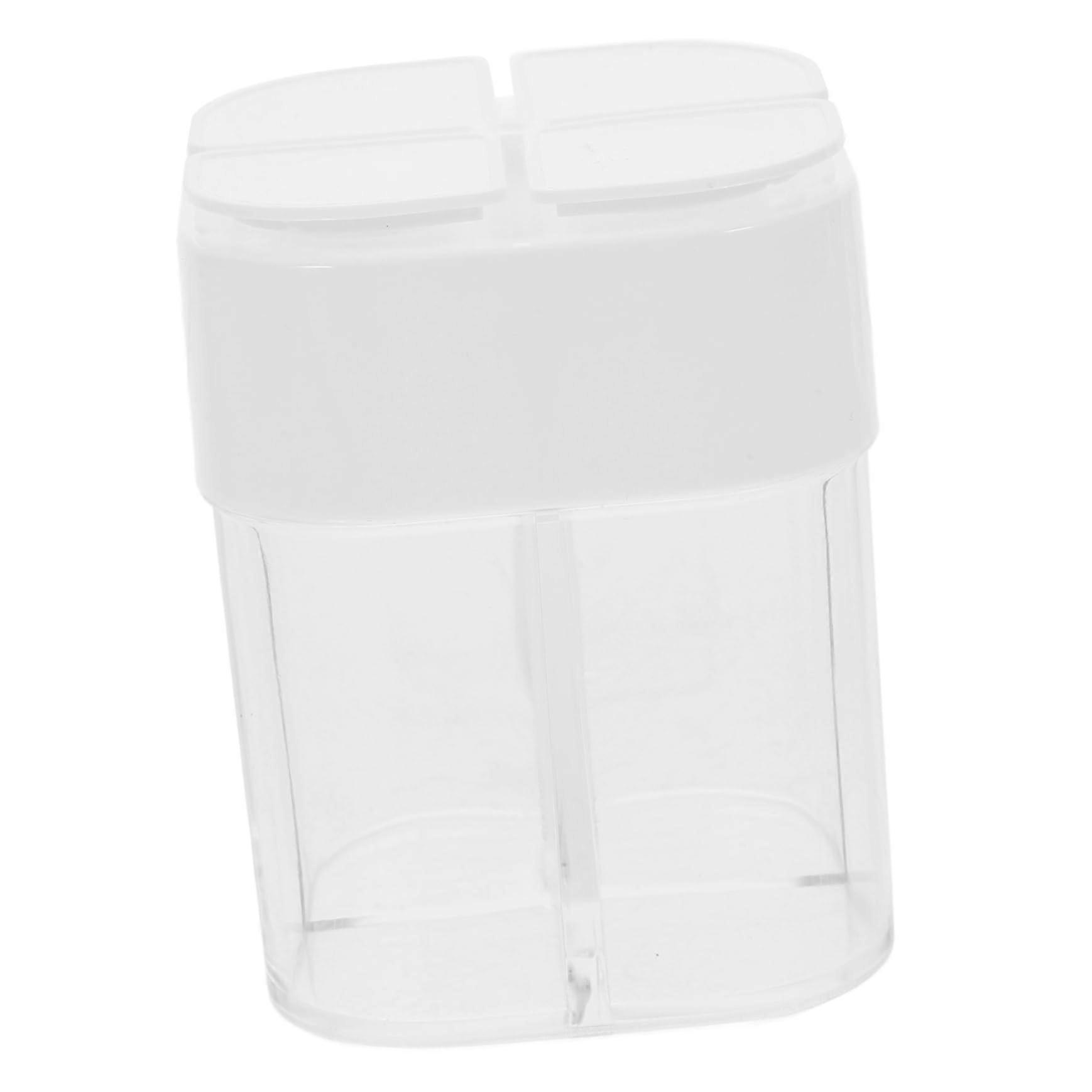 Spice Storage Container with MultiCompartment Organizer for Kitchen Camping BBQ, Reusable Plastic