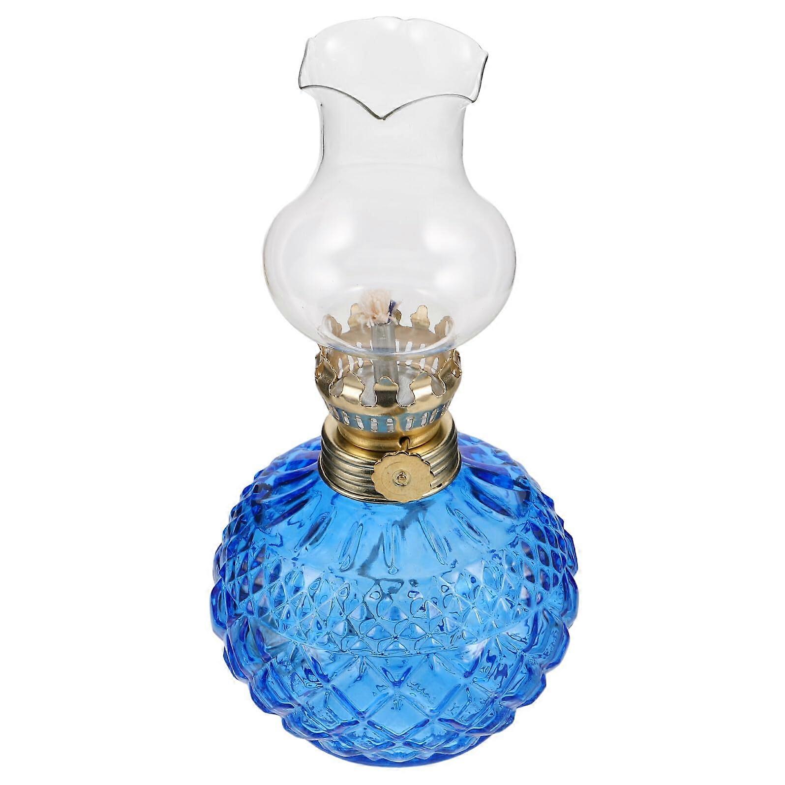 Vintage Oil Lamp with Warm Ambient Lighting Retro Kerosene Lantern for Home Decoration