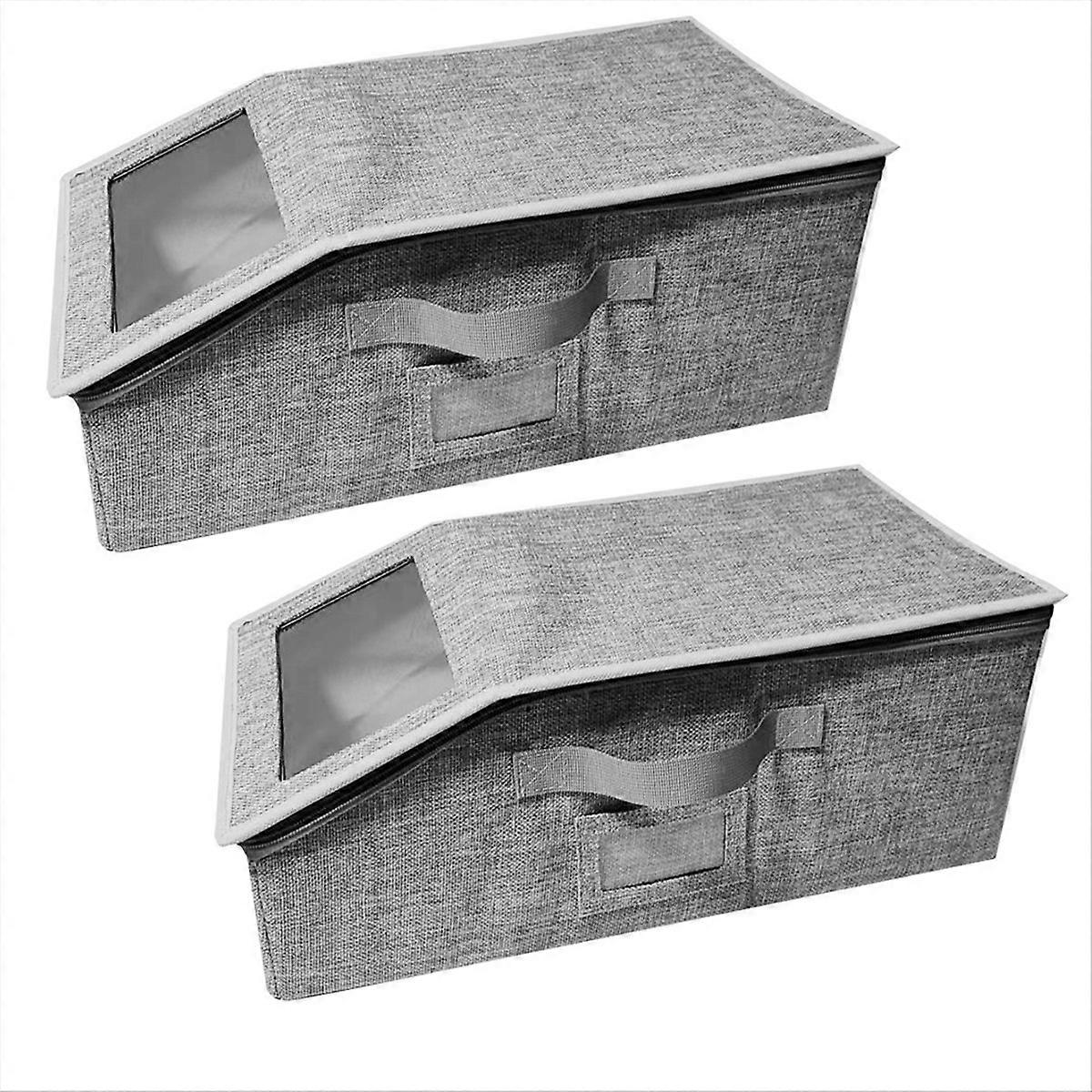 2 PCS Stackable Hat Storage for Baseball Caps, Holds Up to 24 Hat
