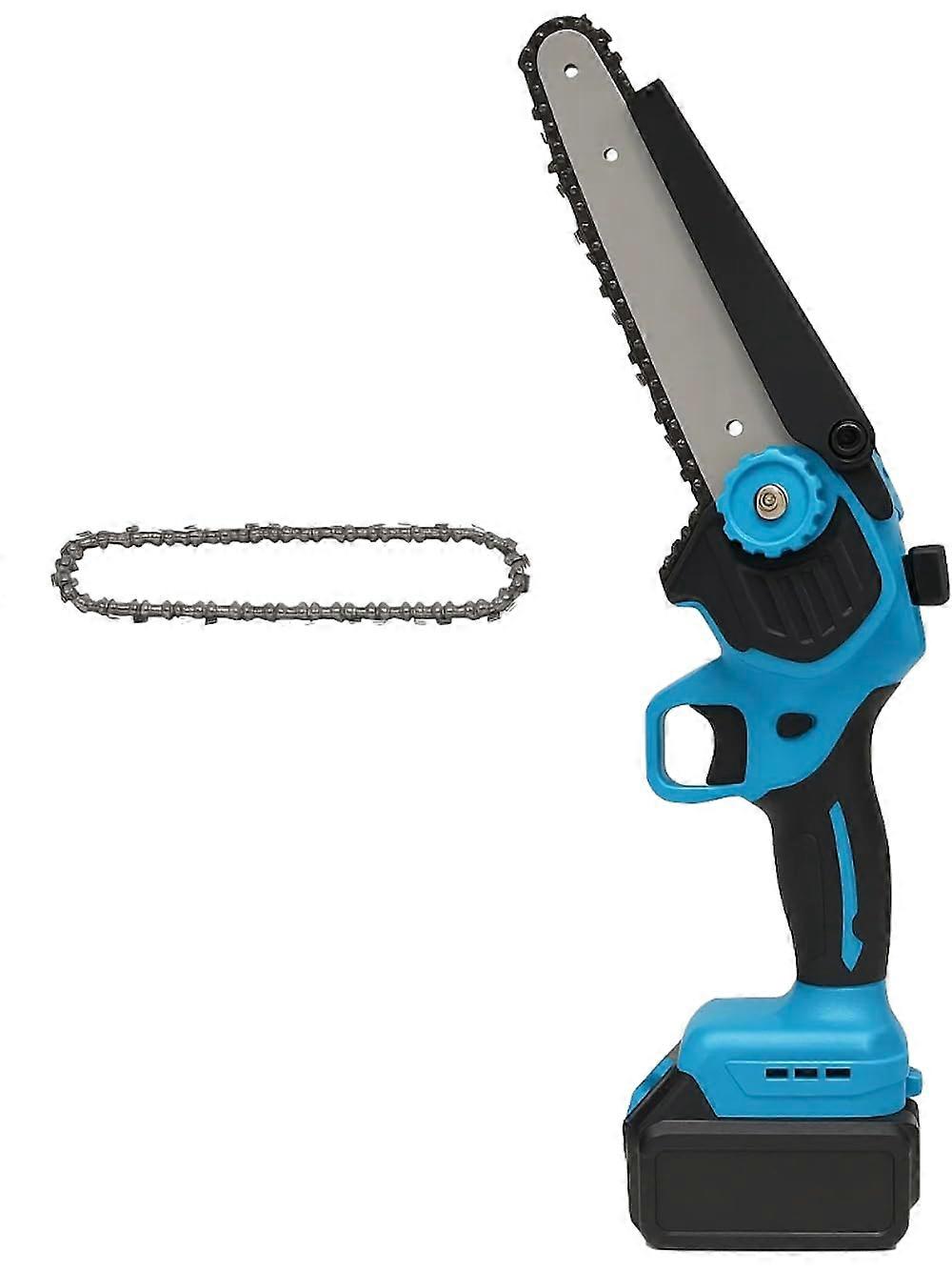 8 Inch Cordless Mini Chainsaw Brushless Motor Safety Lock Lightweight 21V for Tree Pruning
