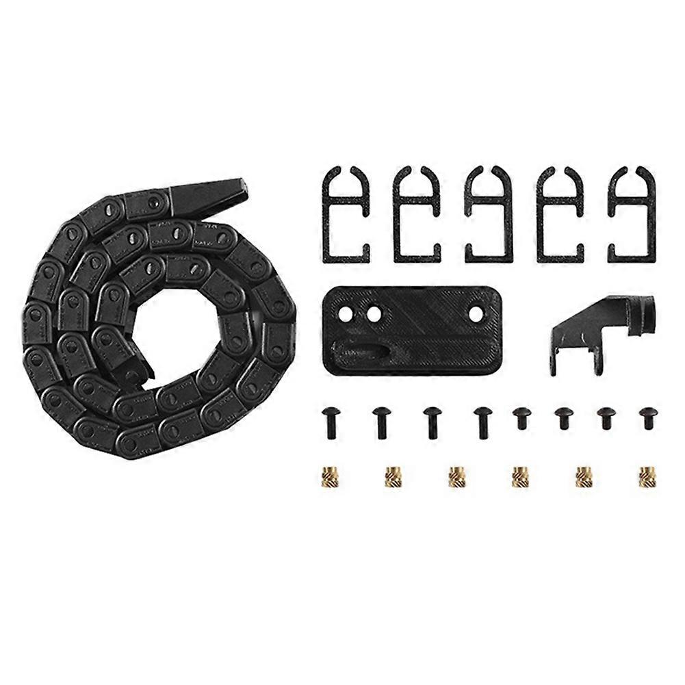 Cable Chains Drag Chain for Bambu Lab P1P Openning Type Drag Chain Drag Towline Assembly Kit 3D Printer Parts