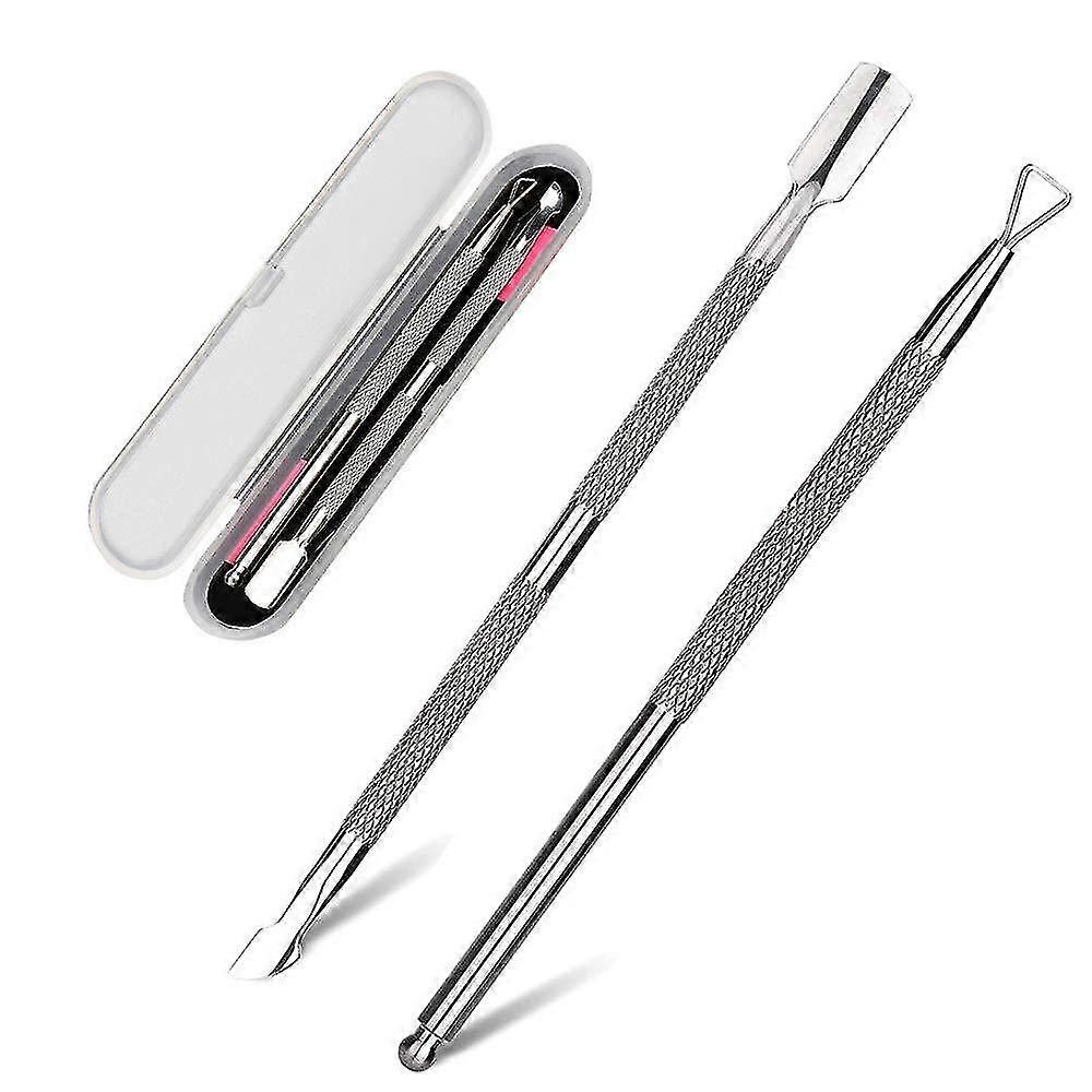 Professional Cuticle Remover Tool and Nail Scraper Set