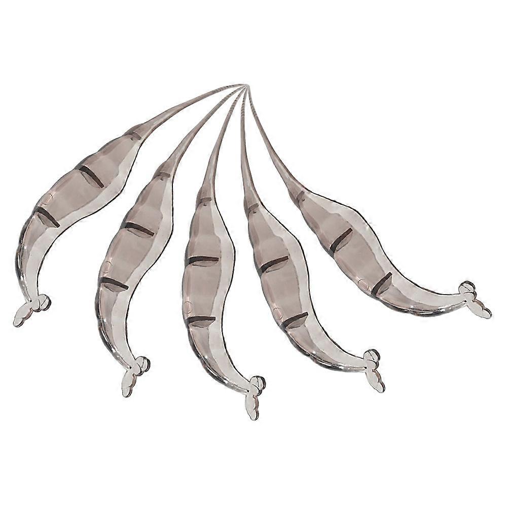 Portable Shrimp Cleaner 5Pcs Deveining Kitchen Tools For Household Users Grey Color