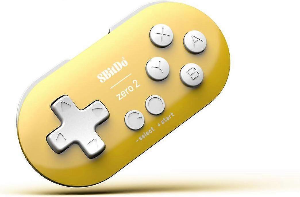8BitDo Zero 2 Bluetooth Gamepad For Switch PC & Android (Yellow)
