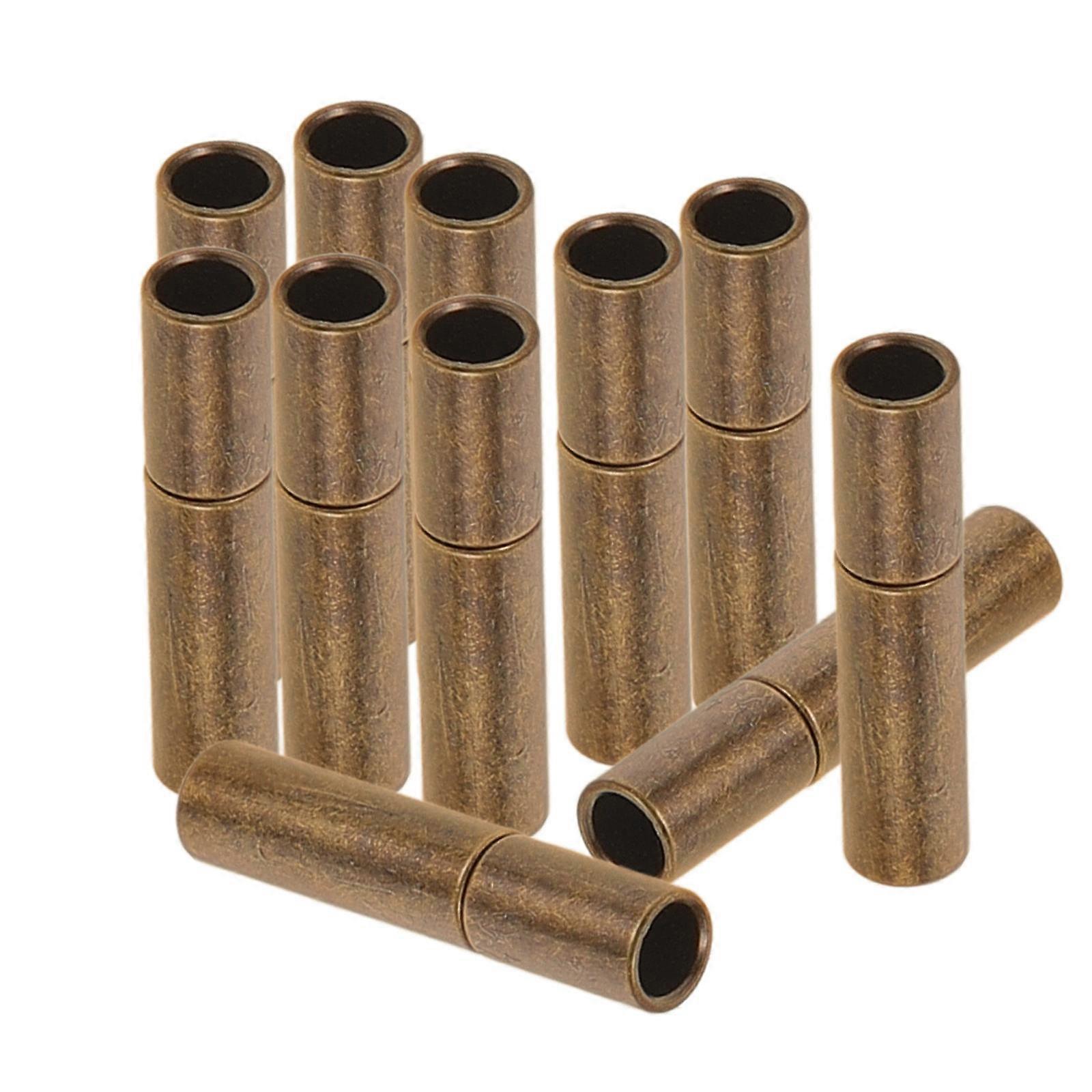 Copper Bracelet Cord End Cap for Locking 20Pcs Durable End Caps