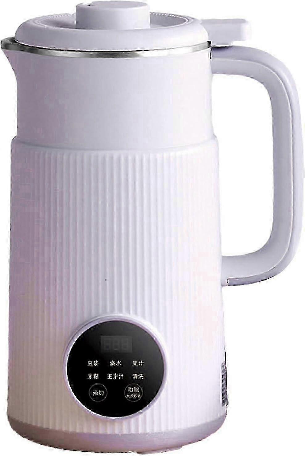 Soy Milk Machine, Digital Display, Simple Operation, Soy Milk Maker For Drinks (light Purple)