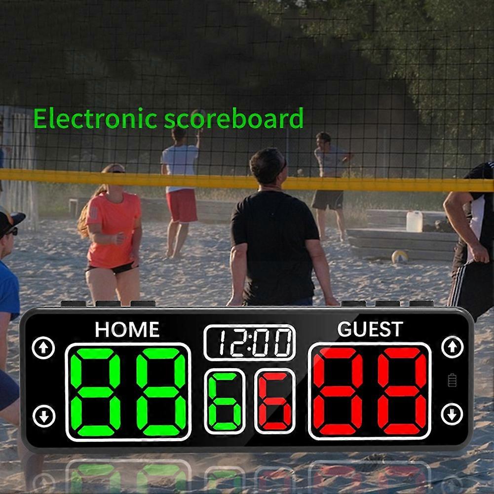 Digital Scoreboard with Countdown Timer, LED Scoreboard ,Electronic Scoreboard for Referee Scoreboards & Timer
