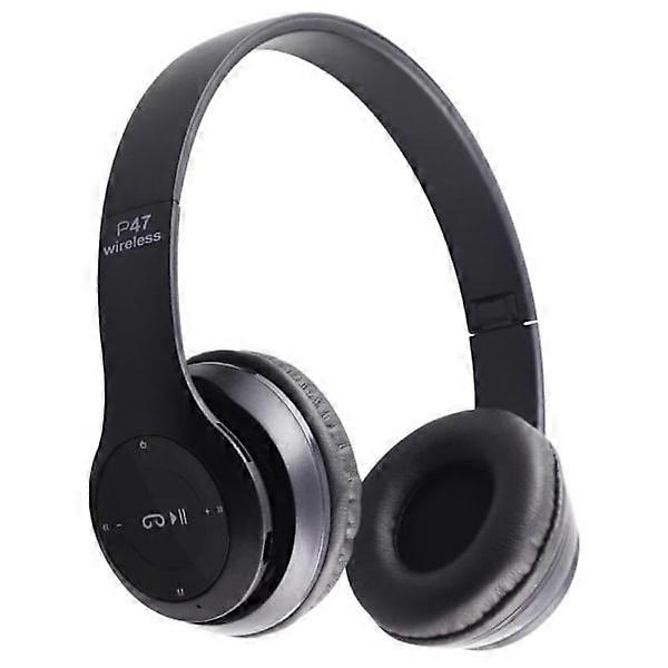 Active Noise Cancelling Bluetooth Headphones Over Black