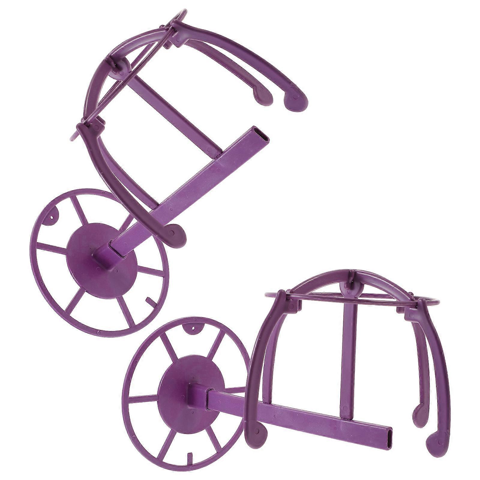 Wig Stand Plastic Hat Display Holder for Styling and Display 2Pcs