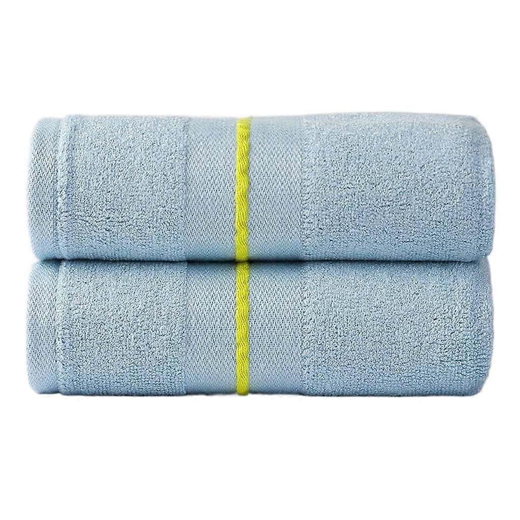 Soft Plush Quick Dry Bath Towel Set 2pcs 72x33cm Absorbent Durable Travel Use