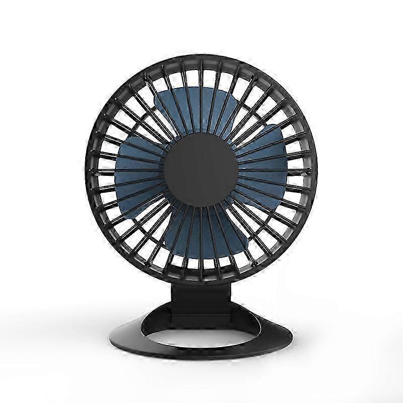 F2 Student USB Quiet Office Desktop Mini Fan, Colour: Black Without Battery