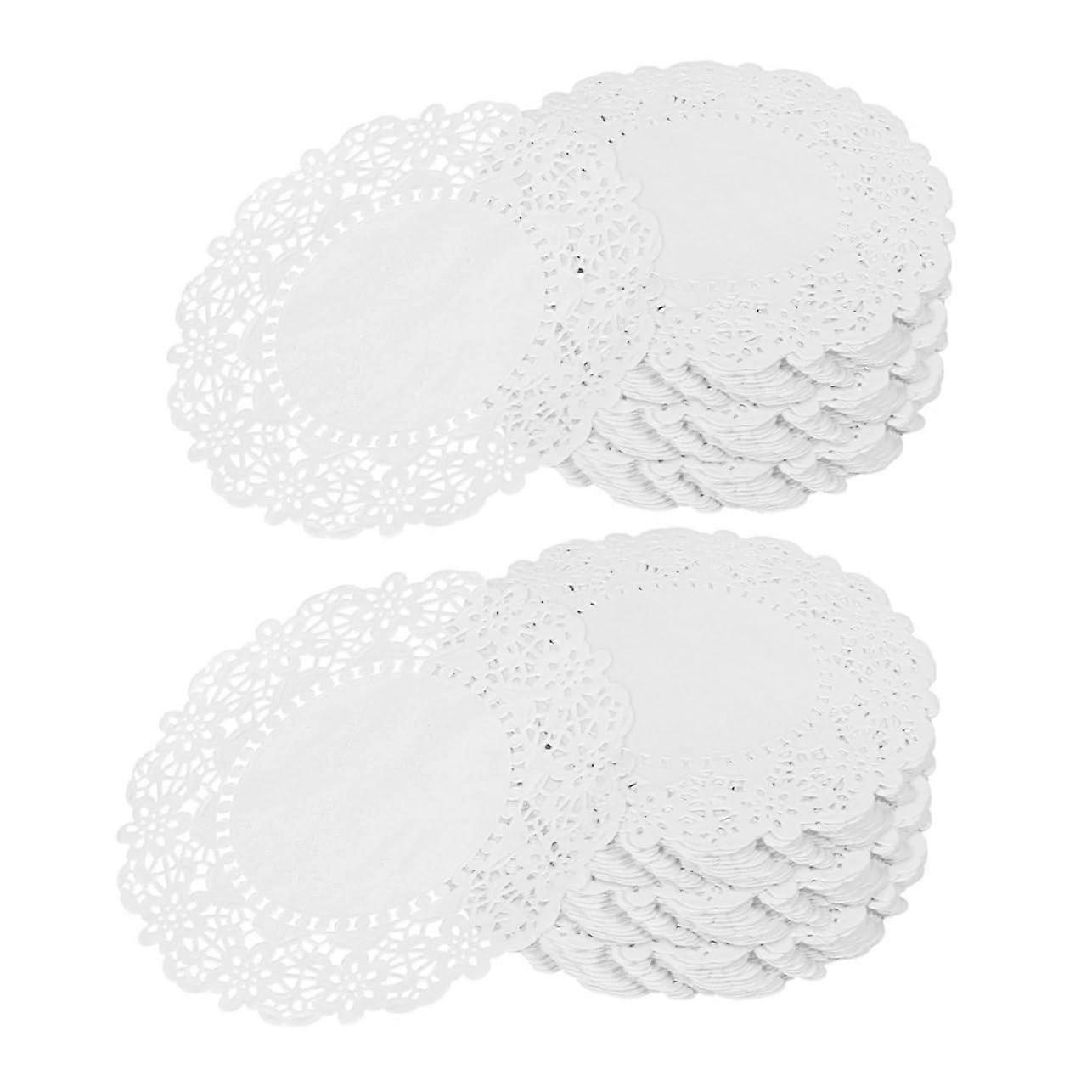 280 Round Baking Parchment Paper Sheets with Exceptional Oil Absorption for Cakes Pizzas Snacks