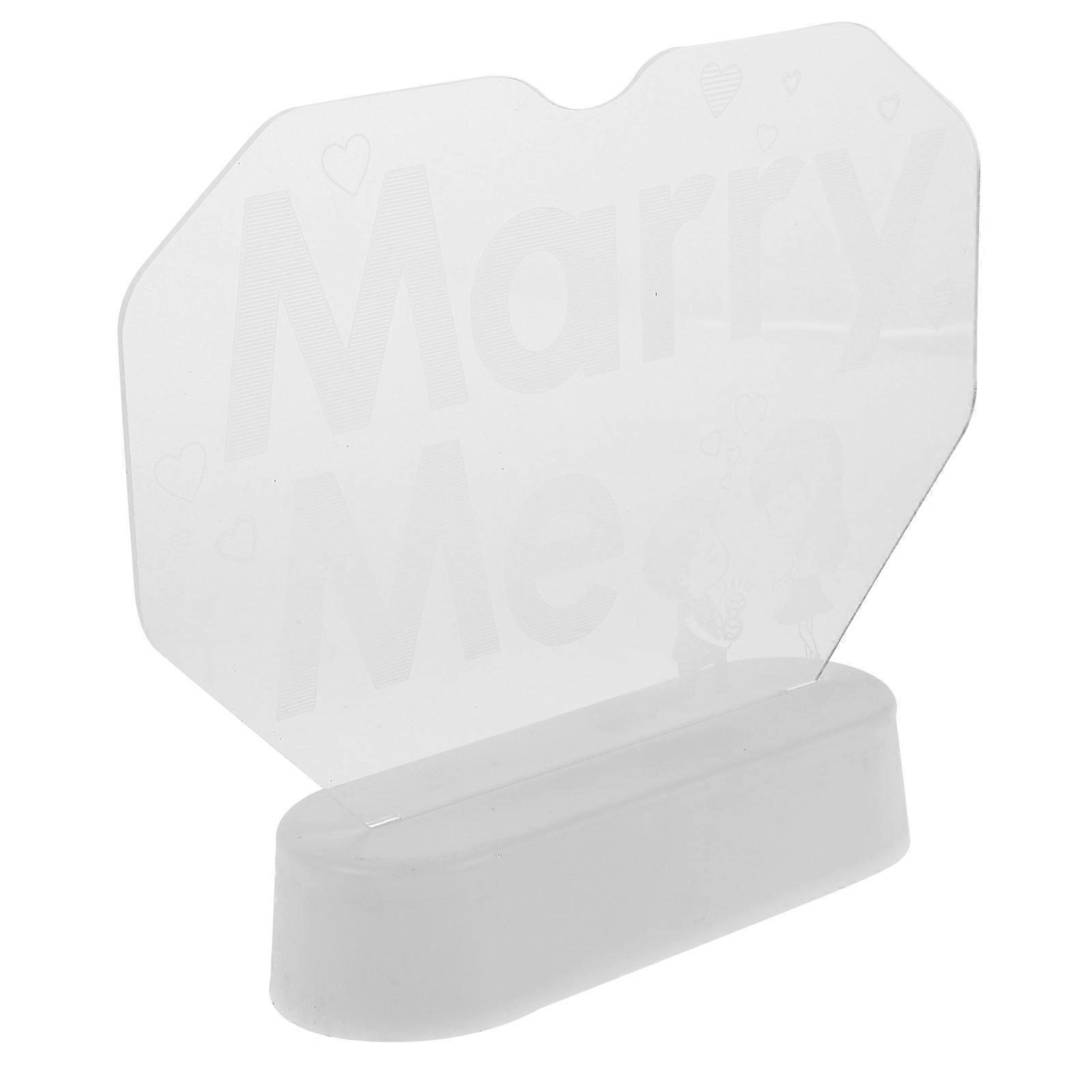Marry Me Neon Light for Wedding Party Romantic Mood