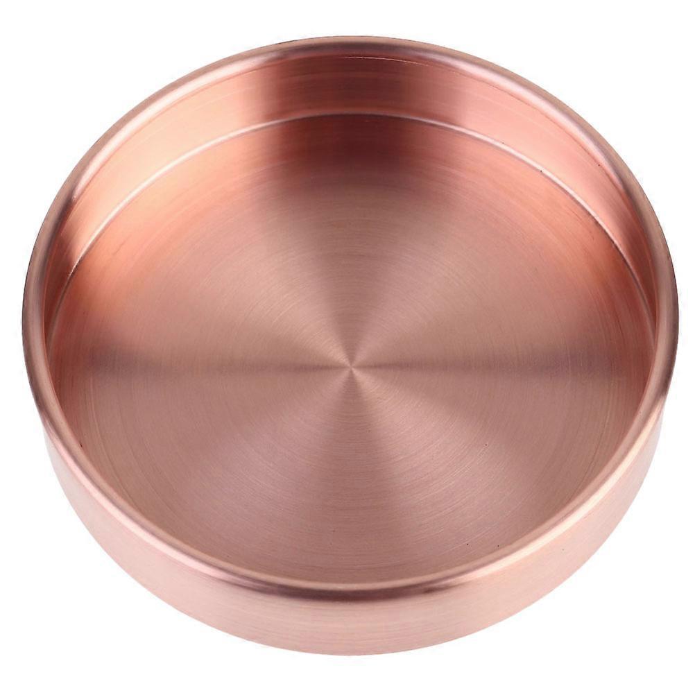 Round Decorative Storage Tray Purple for Storage Use 1Pcs