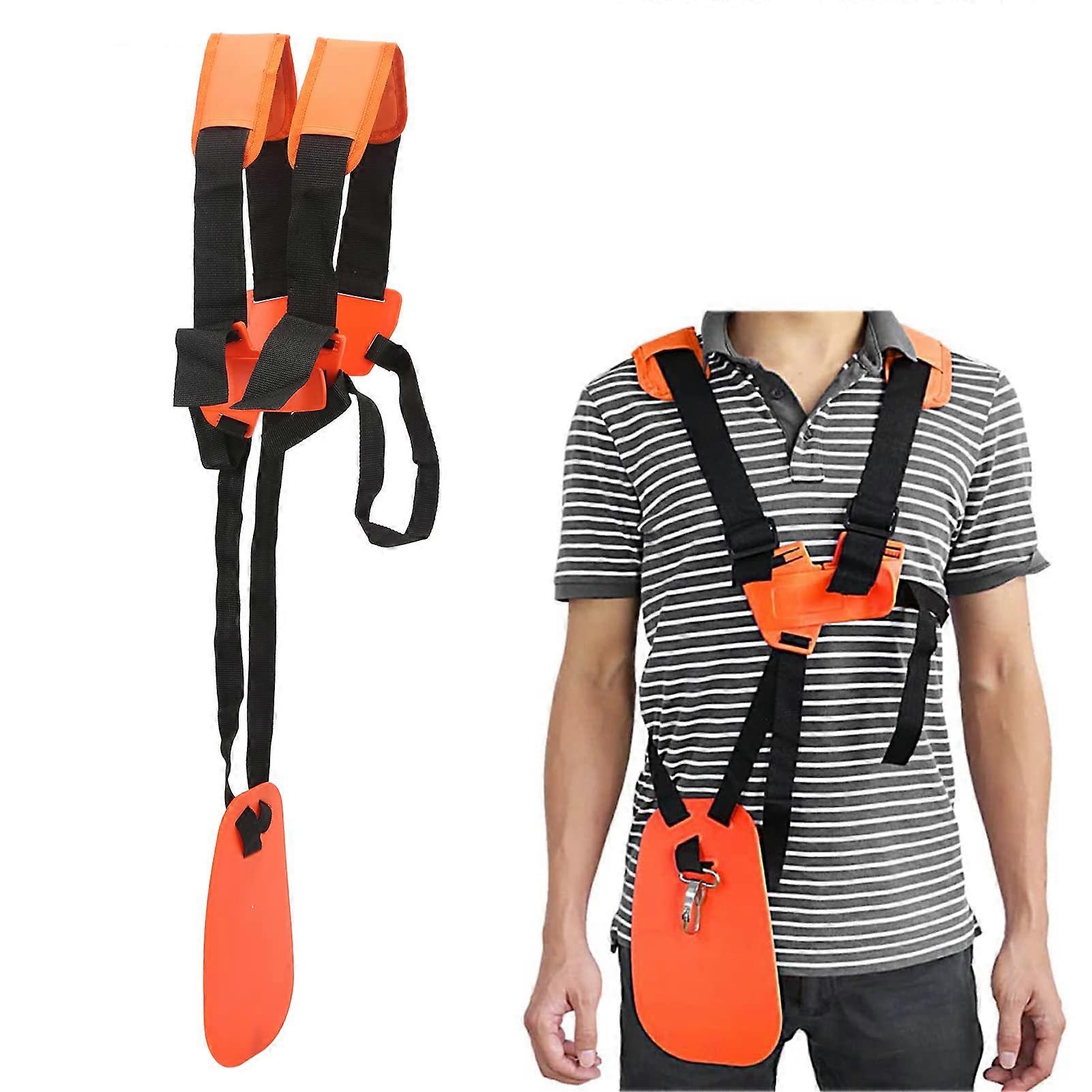 String Trimmer Shoulder Strap Adjustable Double Padded Fatigue Reducing Harness for Stihl FS KM Series
